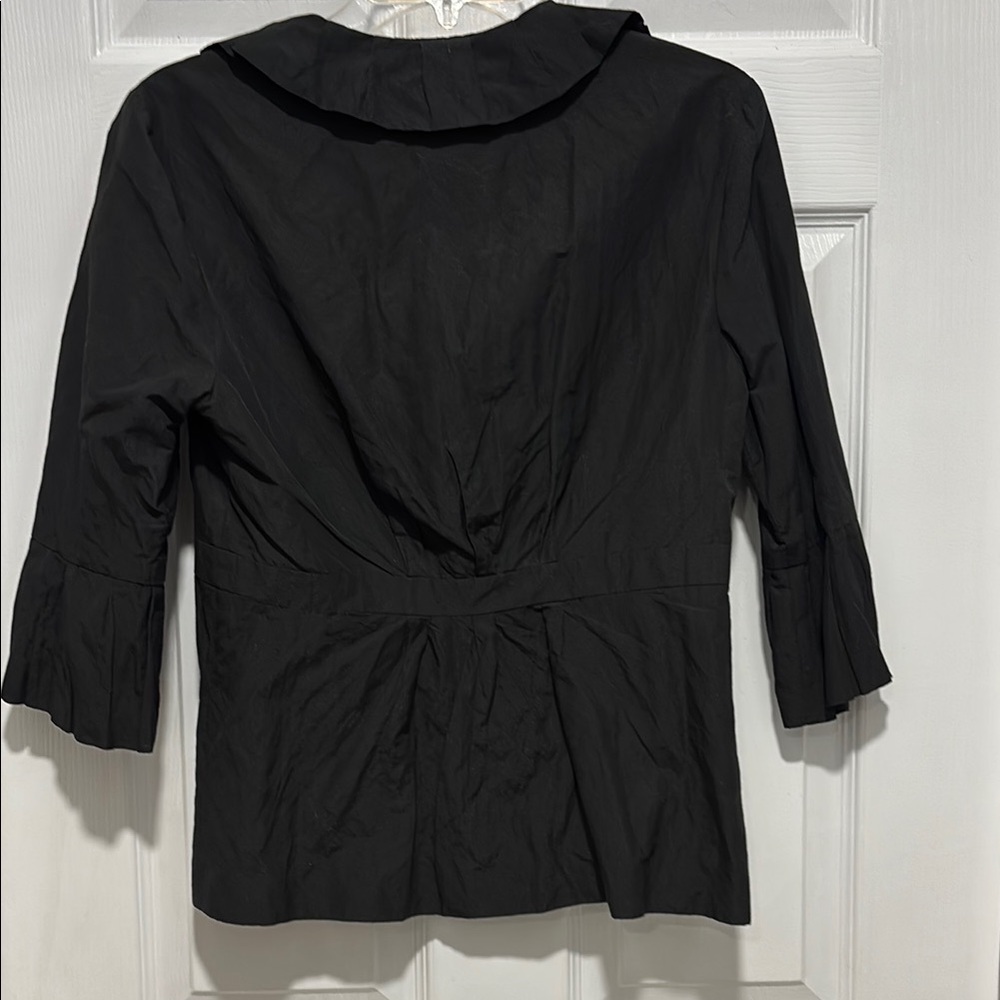 CAbi Black Ruffled Blazer - Picture 3 of 3